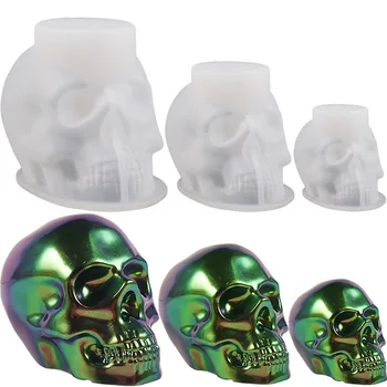 Skeleton Skull Silicone Mold for Resin & DIY Crafts 1