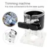Electric Trimmer Router Base Quick Fixation Durable Trimming Milling Machine Accessorie Compact Wood Router Base Cover Case 3