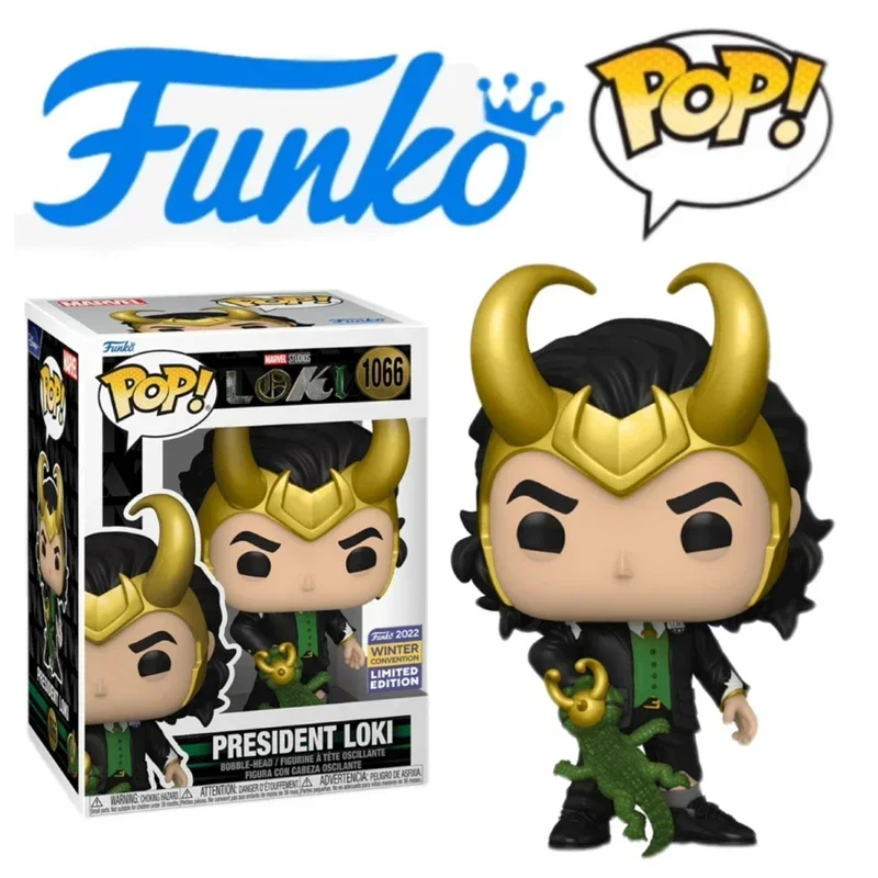 thumbnail image 4 of Figuras de acción FUNKO POP Loki n.° 36 Frost Giant n.° 972 President Loki n.° 1066, modelo de colección de juguetes para niños, regalo, 4 of 5