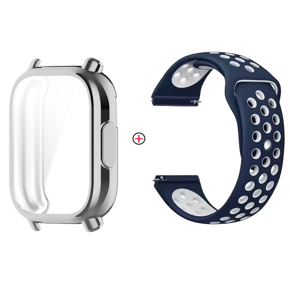 Soft Silicone Strap with TPU Case and Screen Protector