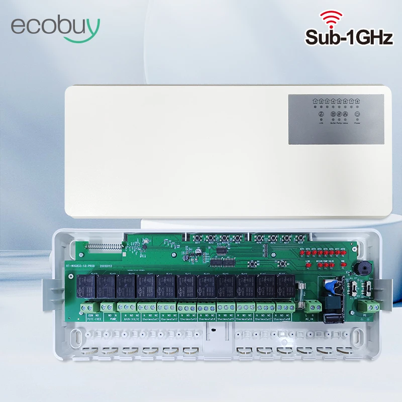 Tuya Smart Home Wifi Termostato Centros de Aquecimento Central sem Fio Hub Controller Box para Caldeira a Gás Atuadores de Aquecimento de Piso a Água