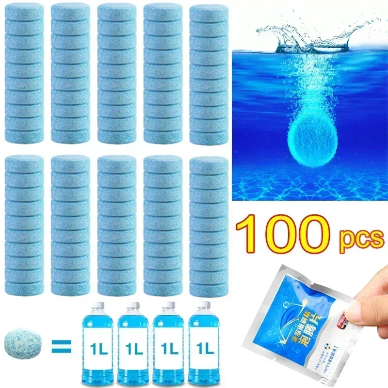 Car Windshield Cleaner Tablet Universal Automobile Glass Water