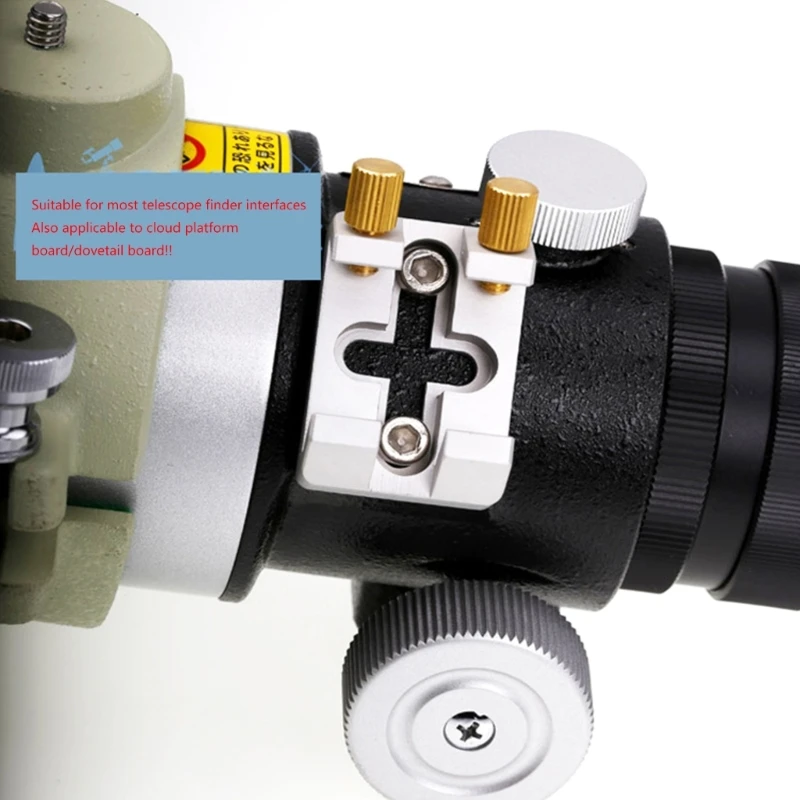 Scope Bracket Wide Compatibilities Finderscope Mounting Base Stand Crosses Hole Type Mount Dovetail Slot Plate