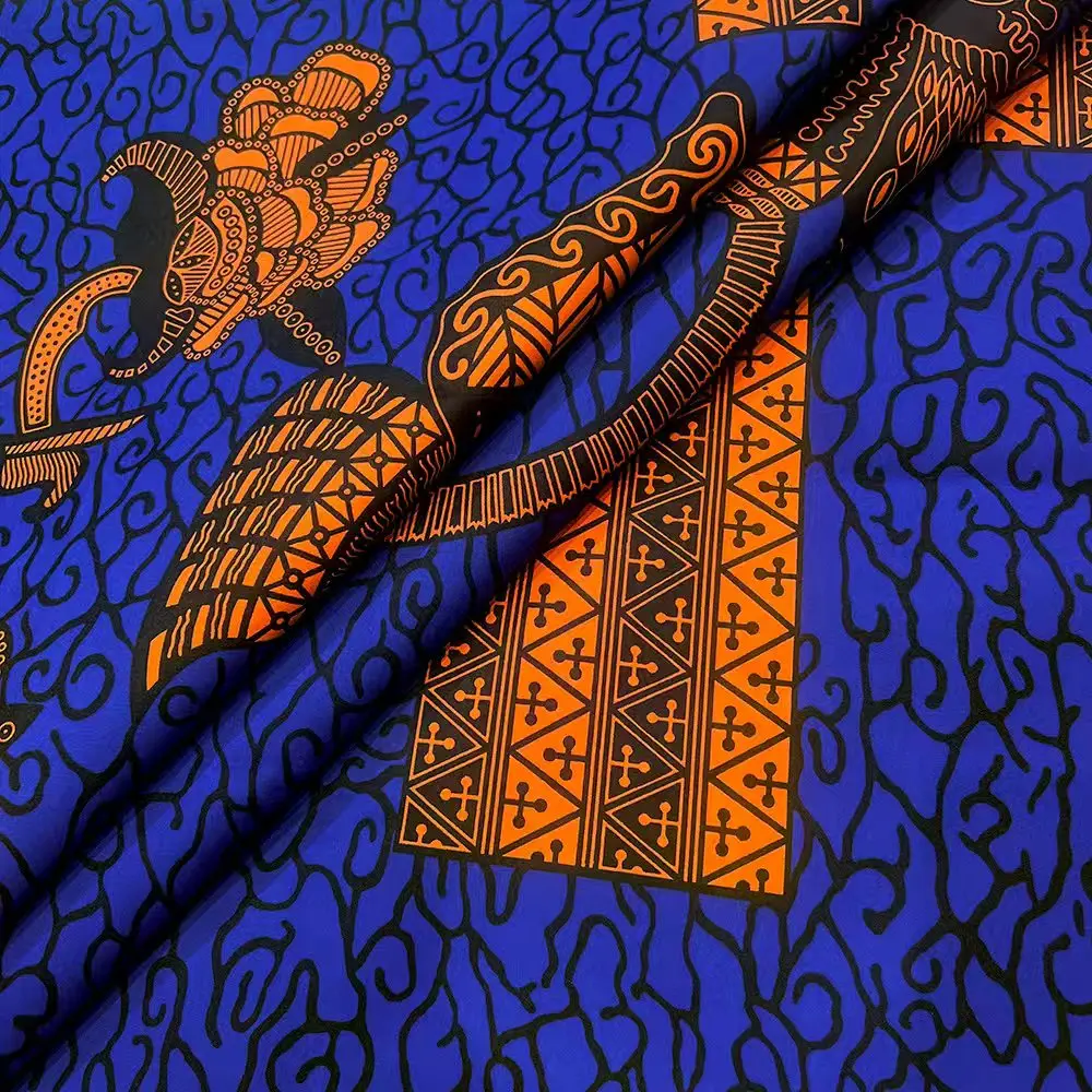6 Yards Ankara Wax Fabric 2025 High Quality African Wax Print Fabric African Guaranteed Veritable Real Wax - 4