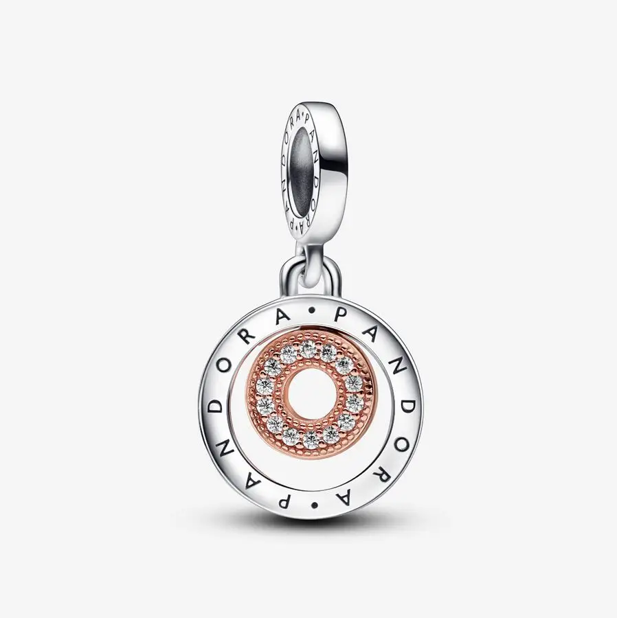 Лидер продаж, новое Сверкающее кольцо Pandora из стерлингового серебра 925 пробы, Оригинальное женское Очаровательное ожерелье, ювелирные изделия «сделай сам», модный подарок ручной работы (art.: 3920c3ee147ec) - 3920c3ee147ec