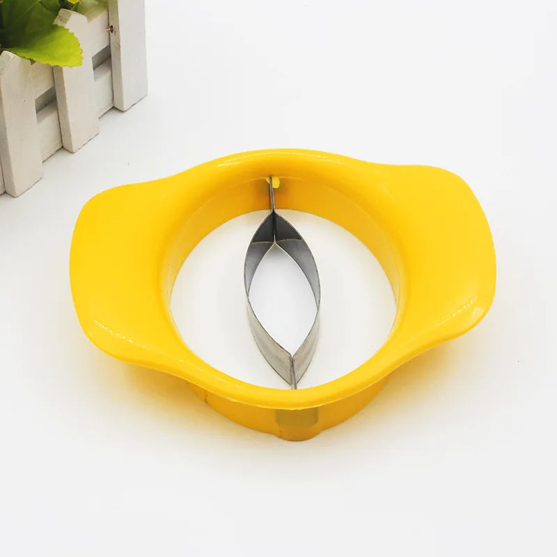 Hot Sale 1PCS Creative Kitchen Mango Splitter Stainless Steel Mango Cut Fruit Kitchen Gadget Accessories Peach Slicer Cutter