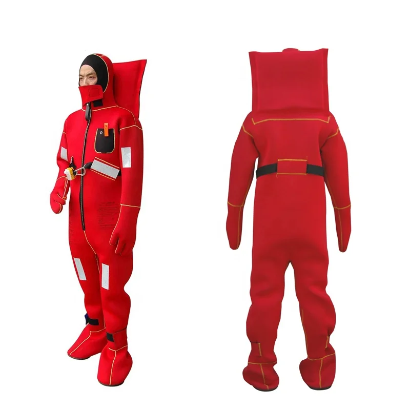 

Solas Approved Marine Thermal Insulation Immersion Survival Suit Inherent Buoyancy Suit Neoprene CR