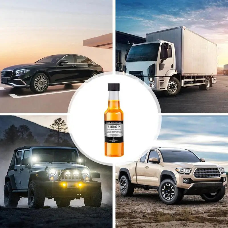 Oil Film Cleaner 150ml Car Glass Cleaner Oil Film Remover Car Water Spots Remover Stain Auto Windshield