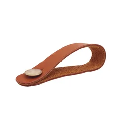 Premium Leather Guitar Neck Strap with Safe Lock - Stylish Accessory (Brown Neck Strap)