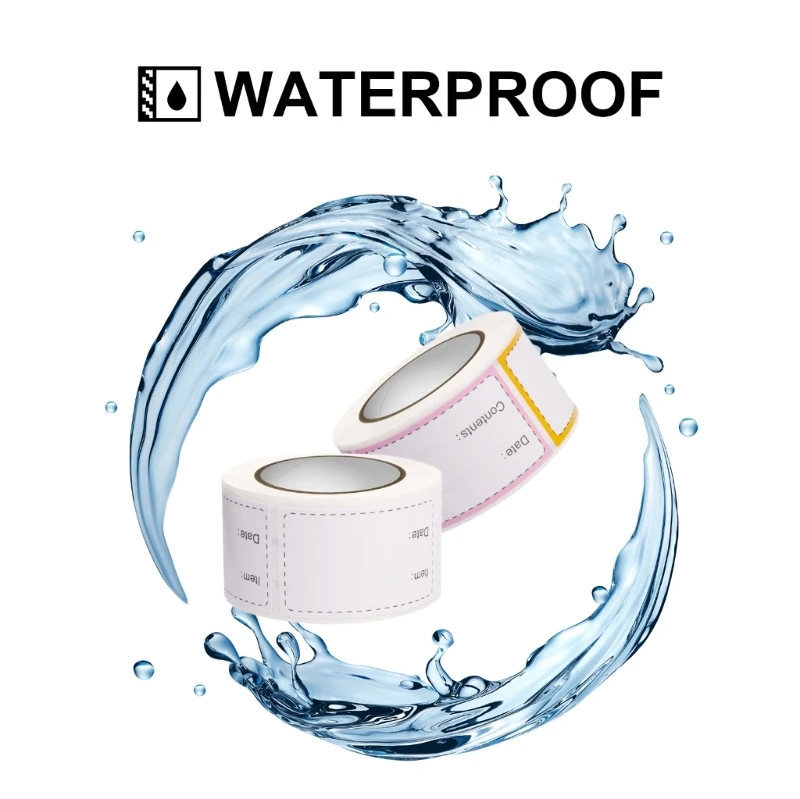 300 Étiquettes Autocollantes Pour Congélation - 5x3 Cm, Amovibles, Imperméables - Pour Bocaux, Tupperwares, Organisation Cuisine