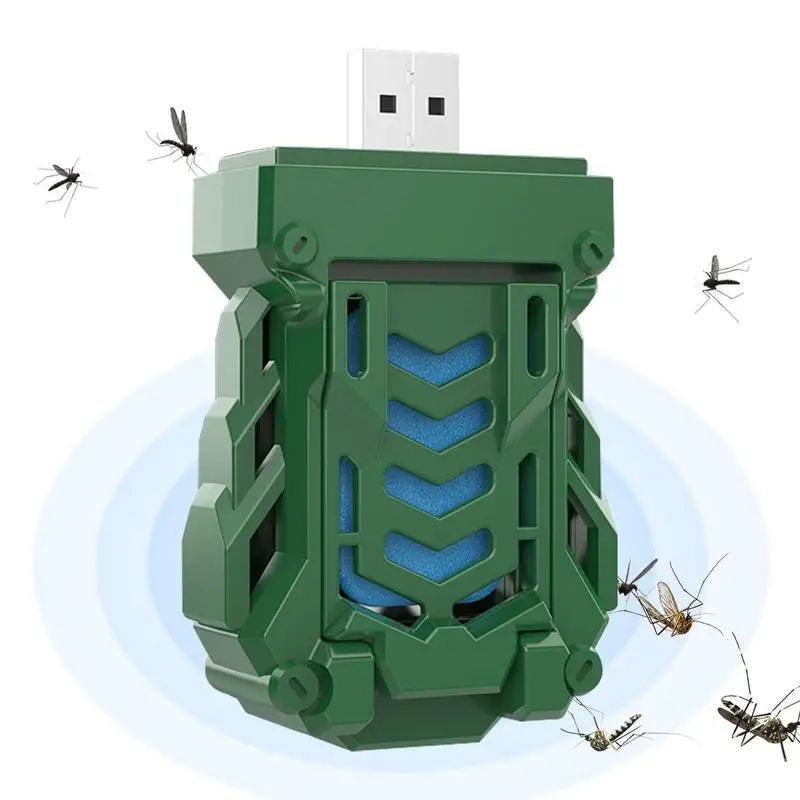 Insects Repeller USB Rechargeable Mosquito Repellent Electric Repeller Portable Outdoor Hiking Camping Mosquito Repellent Wireless Exterminator