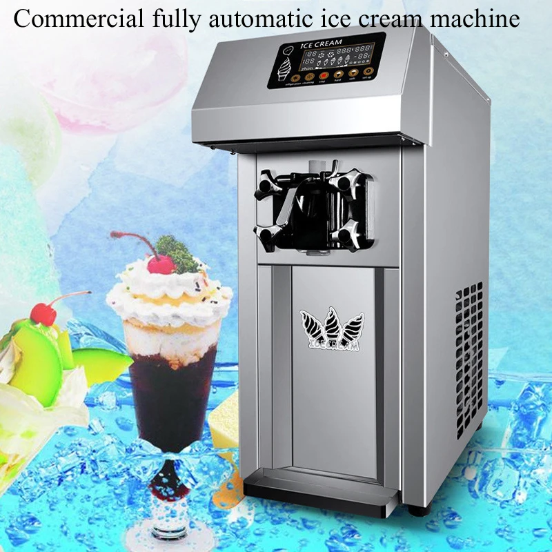 

Soft Ice Cream Machines Commercial Sorbet Coolers Tricolor Desktop Sweet Cone Freezing Equipment Vending Machine