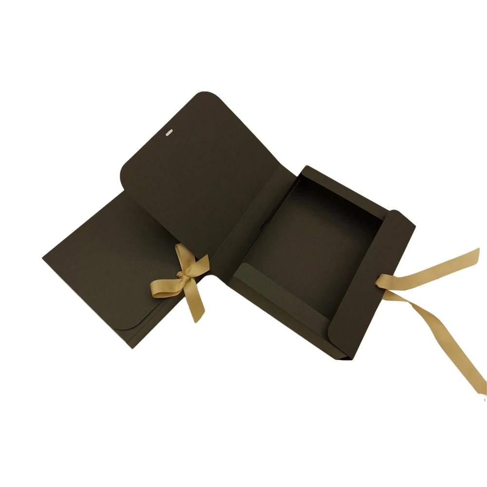10 Stück OEM farbige Geschenkboxen zum Verpacken mit Deckel und Schleife, trendige Papierboxen für Geschenke, Geschenkboxen. – Detail 10