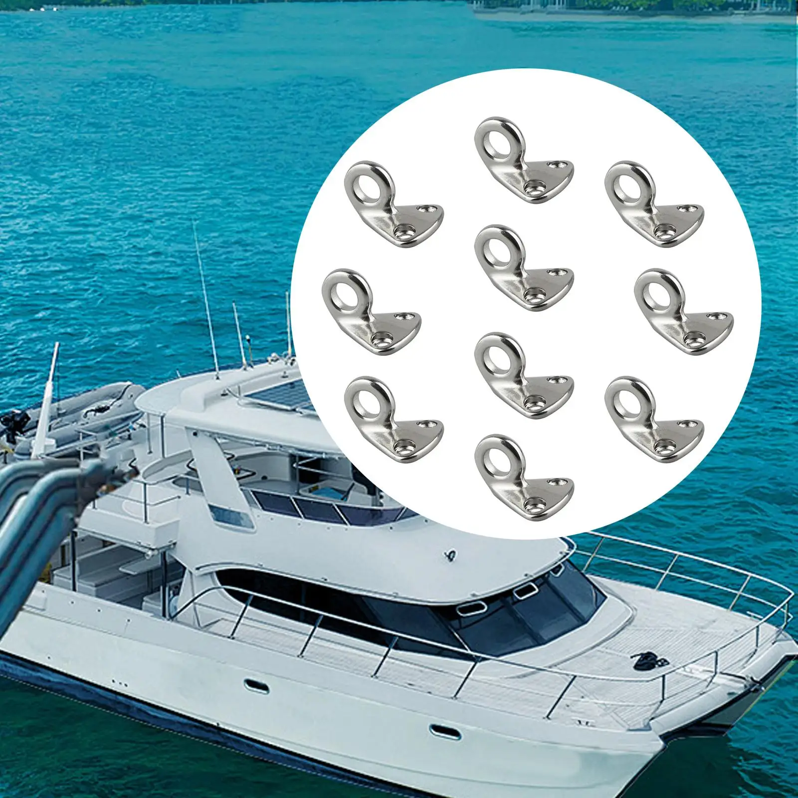 

10X приспособления для морских крыльев, приспособления, универсальная Вешалка из нержавеющей стали для крыльев лодки, для грузовых автомобилей, прицепов, яхт, морских судов