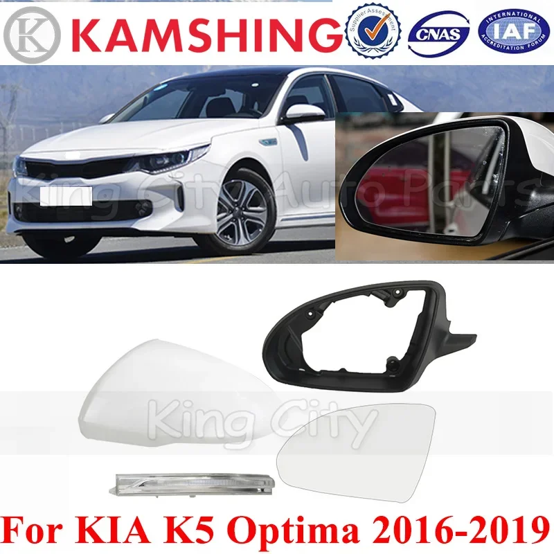 Rückspiegelgehäuse Für KIA K5 Für Optima 2016-2019 ABS Carbon