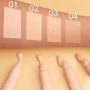 Heallor Full Cover Liquid Concealer Cream Makeup Invisible Eye Dark Circles Cream Face Foundation Waterproof Make Up Base Cosmet - Thumbnail 2