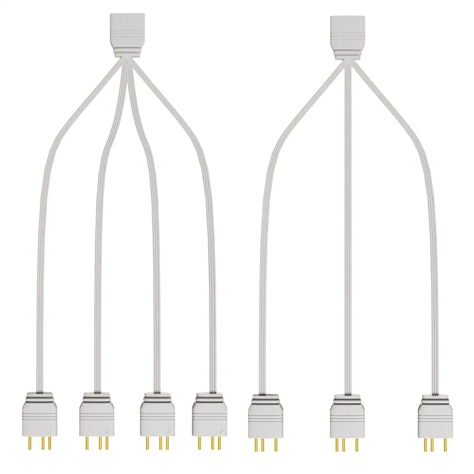 선풍기 팬 PC용 ARGB 스플리터 인터페이스 어댑터, 5V, 3 핀