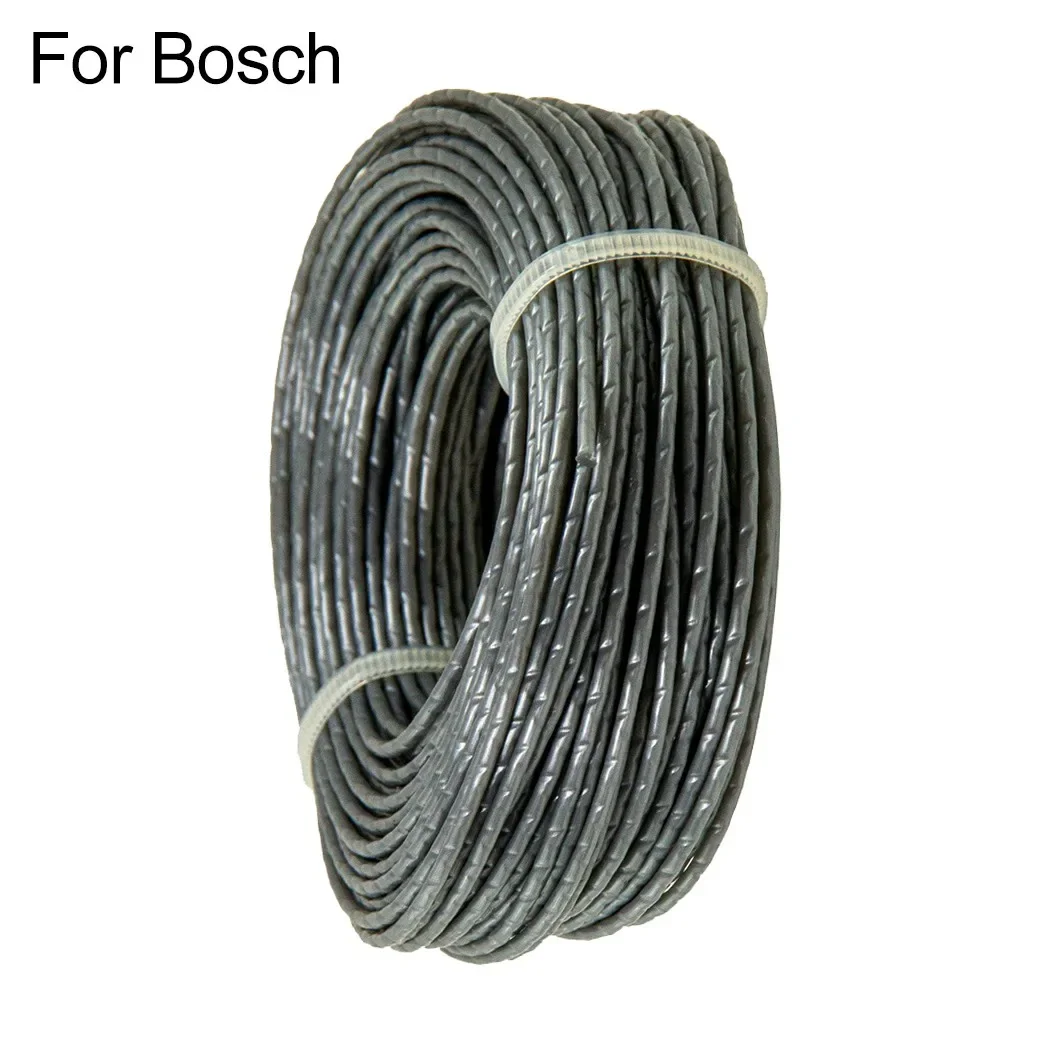 18m*1.6mm Mowing Nylon Grass Trimmer Rope Brush Cutter Strimmer Line for Bosch ART 24 27 30 36 Li Garden Lawn Mower Accessory grass trimmer line