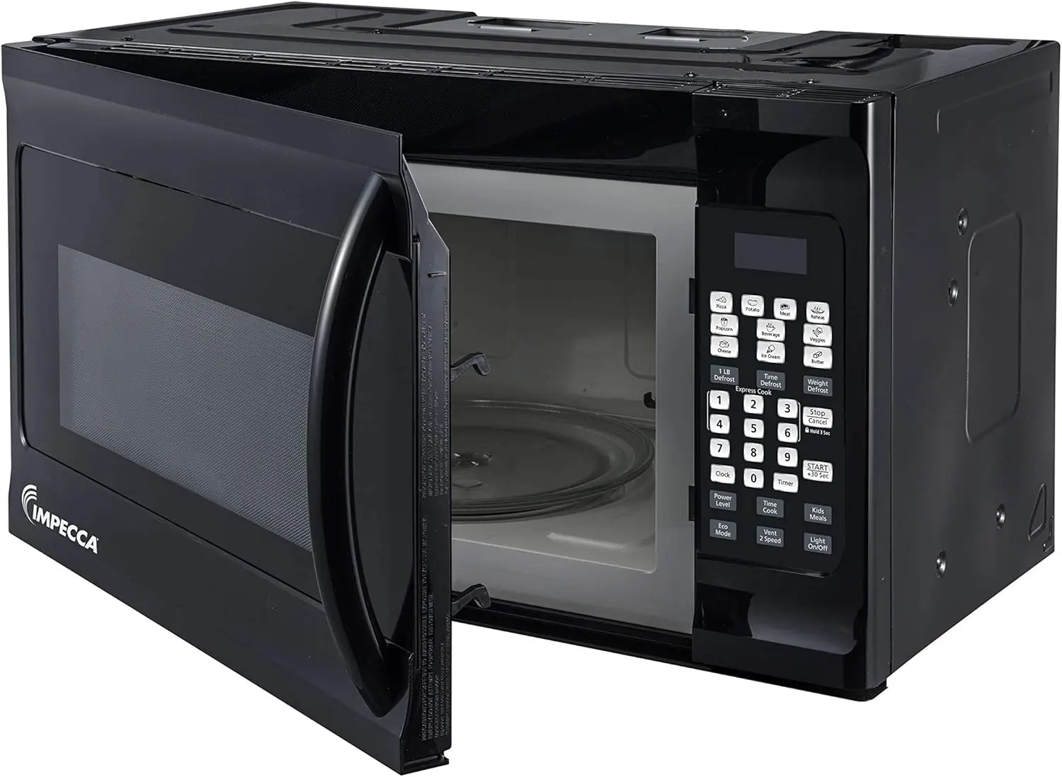 OM-1600K 1.6 cu. ft. Over-the-Range 30” Microwave Oven 1000 Watts, with Surface Light, 2 Speed Vent System, Touch-pad Controls 3