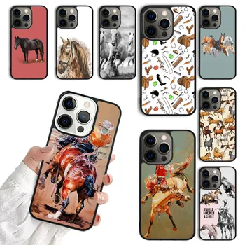 승마 콜트 휴대폰 케이스 커버, 아이폰 15, 14, 12, 13 미니, 11 프로 맥스, XR, XS, 애플 6, 7, 8 플러스, SE2020 코크
