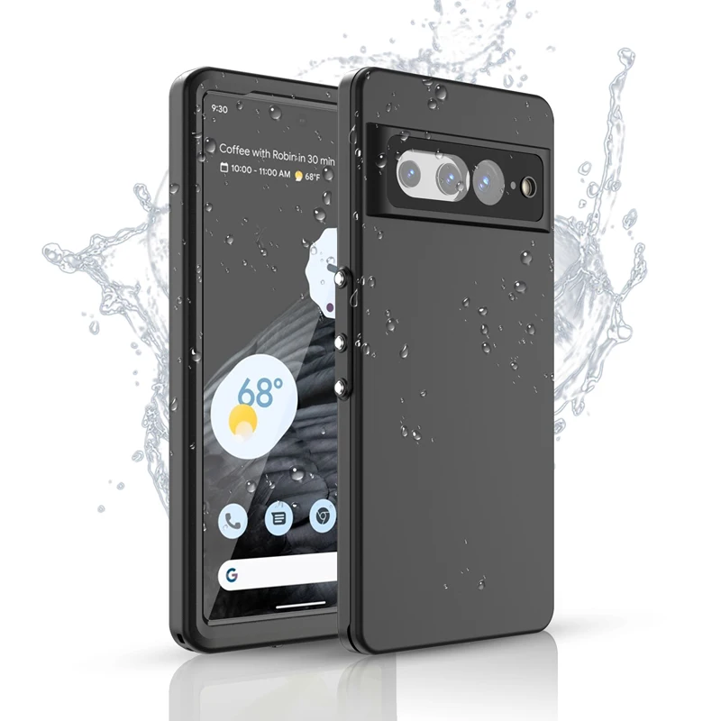 

Ip68 Waterproof Dust-proof Shockproof Cases For Google Pixel7 Pixel 7 Pro 10ft Water Resistant Defender Cover Dustproof Tpu+pc