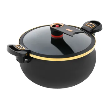 8.45QT Iron Micro Pressure Cooker – Non-Stick, Auto-Release Valve 1
