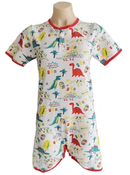 Red dinosaur bodysuit with short leg/adult onesie/adult romper/abdl clothes