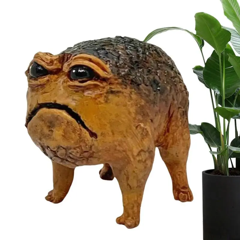 

Garden Frogs Outdoor Decor Small Resin Frog Figurine For Garden Vivid No Fade Statue Cute Sculpture For Mantelpiece Tv Cabinet