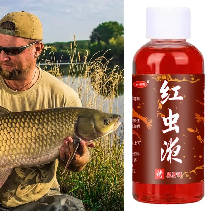 Fish Bait Liquid Attractant Concentrated Red Worm Fish Liquid Attractant  Flavoured Fishing Bait Additive Fishing Baits Deep Sea - Fishing Lures -  AliExpress