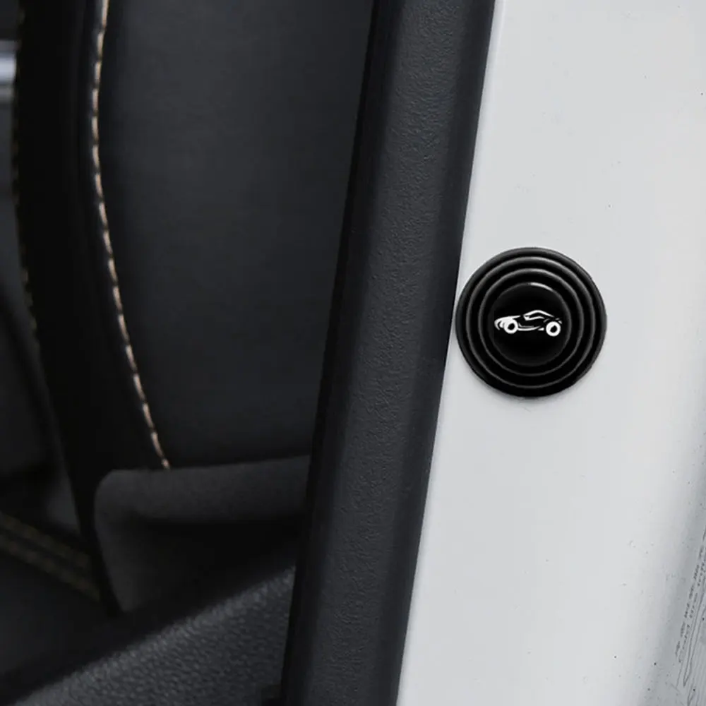 Car Trunk Sound Insulation Pad 4Pcs/lot Universal Car Door Shock Absorbing Gasket VW Shockproof Thickening Cushion Stickers car cushion