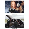 Windproof Convertible Flip Top Gloves Winter Warm Mittens Half Finger Gloves with Flap Cover For Man Women Kids Children 4