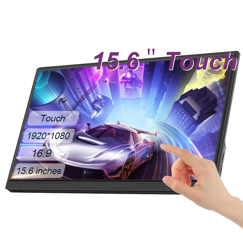 LANLIPU14`15.6`16인치 휴대용 모니터 FHD 1200P USB-C HDMI 외부 보조 화면 (Mac, 노트북, PC, 스위치, Xbox, PS4/5, Xbox용)