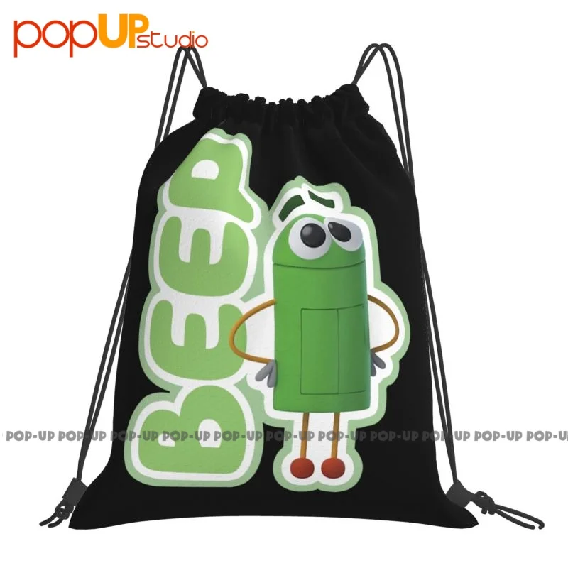 Storybots Beep Portrait Borse Con Coulisse Borsa Da Palestra Vintage Eco Friendly