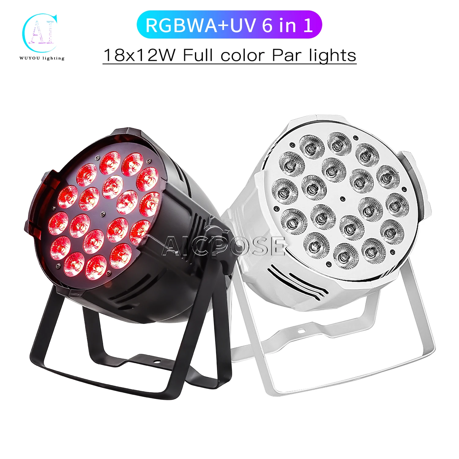

18x12W RGBW/18x18W RGBWA + UV, 6 в 1