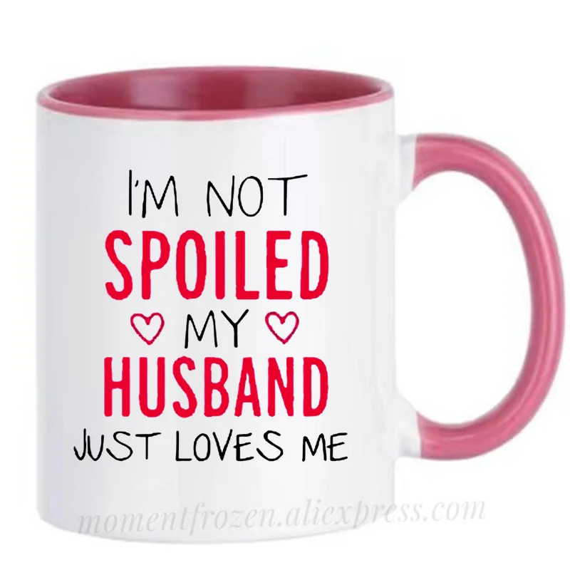 

Husband Mugs Tea Milk Cocoa Coffee Mugen Lover Couples Wife Cups Drinkware Tableware Coffeeware Home Decal Valentines Gifts