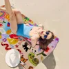 K-Karol G Hot Singer Beach Towels Shower Towel Sauna Travel Spa Microfiber Quick Dry Gym Accessories Cute Room Decor 3
