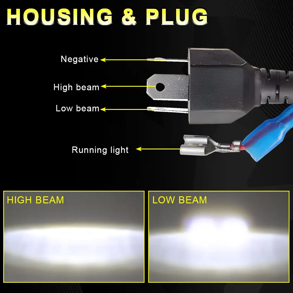 하이 로우 빔 트럭 프론트 스퀘어 LED 헤드라이트, 하이 로우 빔 DRL 교체, 체로키 리미티드 스포츠 유틸리티 2015