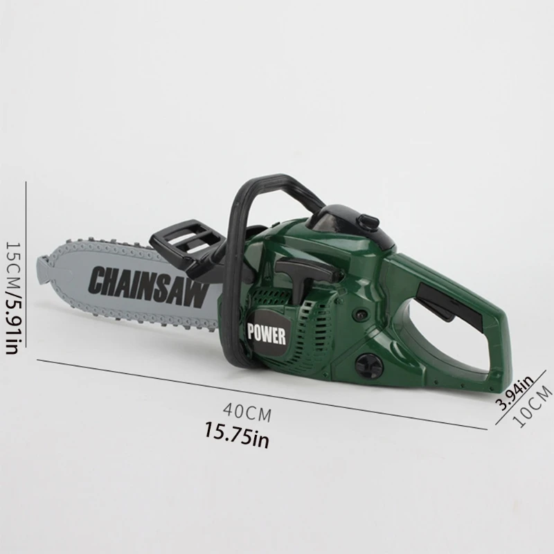Children&rsquo;s Electric Chain Saw Toy Interactive Construction Tool with Realistic Sound Toddler Boys Party Xmas Gift