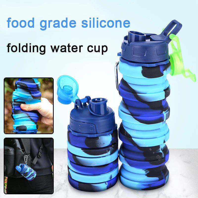 camouflage plastic sports water cup outdoor