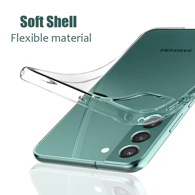 Transparent Silicone Soft Phone Case – Clear and Durable Protection