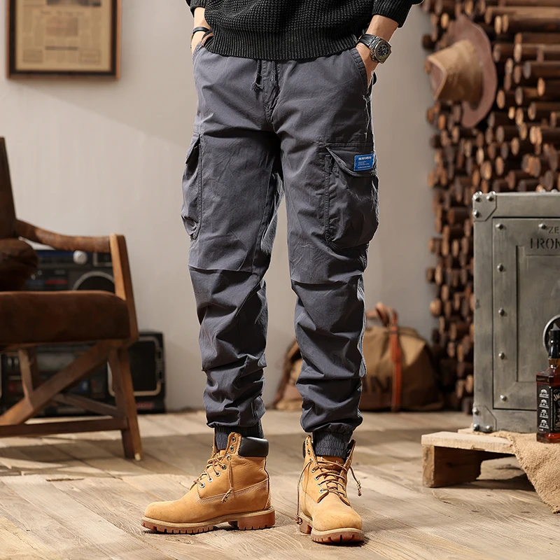 Long pants, workwear pants, 2024 new casual pants, versatile for sports and outdoor wear, high street style, fashionable and tre