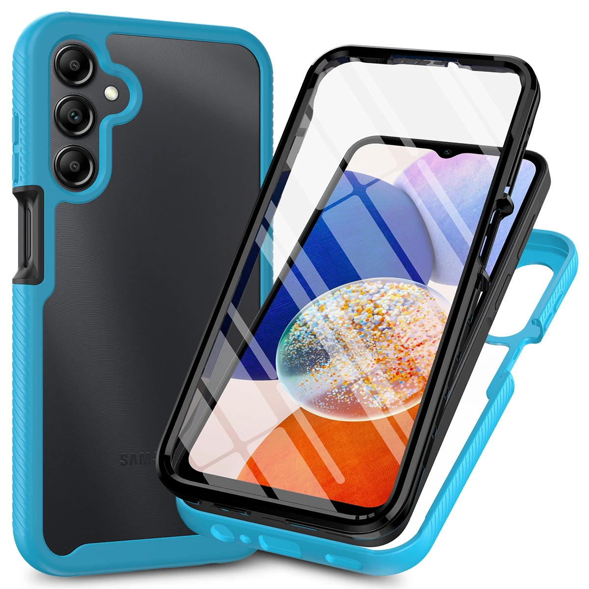 Premium 360° Shockproof Hybrid Phone Case with Screen Protector