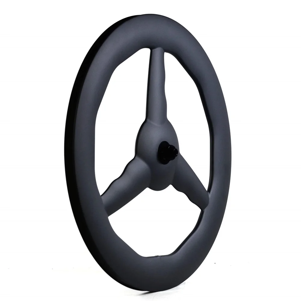 Carbon bike wheelset bike wheelset carbon wheelset 2025 new T800 super light Tri spoke/3 spoke carbon wheel 70mm wavy rim for road/Track/Triathlon/TT tubeless veave rim