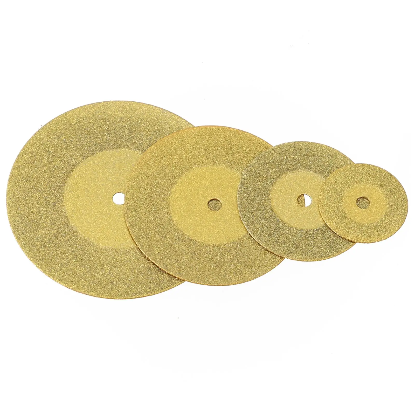 5 PCS Mini Diamond Cutting-Disc & 3mm Shank Mandrel Set For Rotary Tools Accessories TiN Coated Circular Saw-Blade