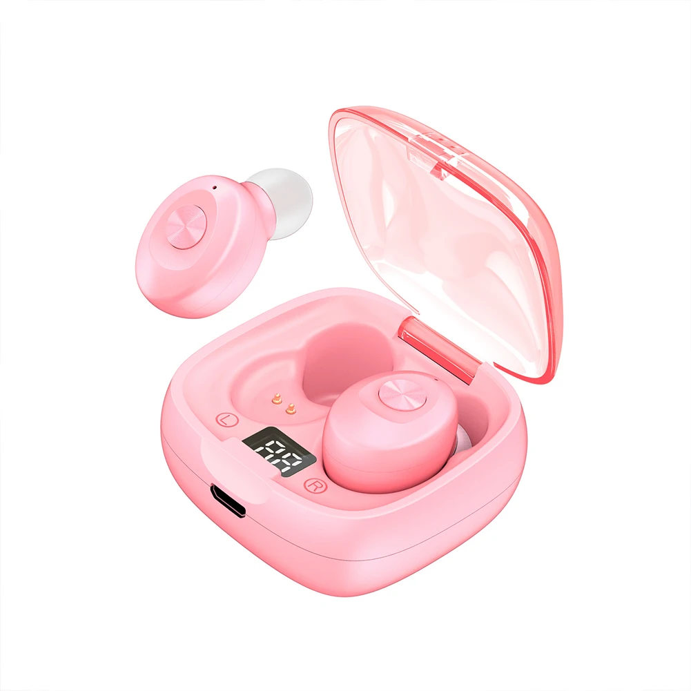 

Wireless Earbuds In-Ear Headset Stereo Earphones With LED Display Charging Case Noise Reduction Low Latency Headphones