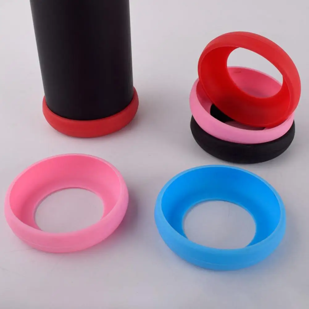 60/70mm Bottle Bottom Cover Silicone Vacuum Cup Boot Thermal Mug Insulated Protector Sleeve Home Bootie For Stanley-Quencher