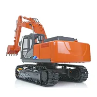 DIM H2 ZX210 RC Hydraulic Excavator 1/12 Radio Control Metal Digger Machine Construction Truck Light System Model Toys TH21560 2