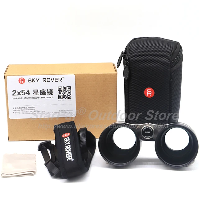 スキーローバー-双眼鏡,2x54,超広角レンズ,天文学用,切断フィルター  