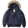 Amekaji Vintage N-2B Flight Jacket Men Winter New Multi-pocket Hooded Jacket Retro Casual Detachable Hood Zipper Cardigan Coat 5