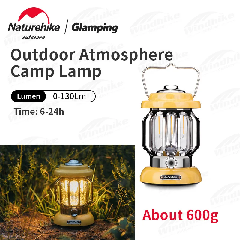

Naturehike наружная 600g Ультралегкая портативная лампа Ipx4 непромокаемая оболочка 2-в-1 светодиодная палатка для кемпинга Подвесная лампа для зарядки прожектор 6-24h
